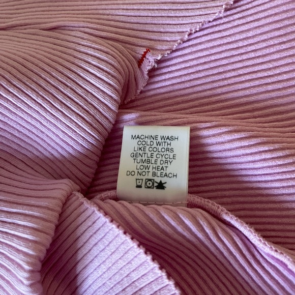 XIRENA PINK RIBBED TANK - Picture 5 of 5